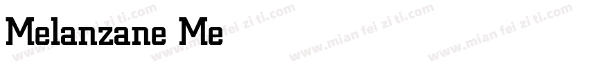 Melanzane Medium字体转换